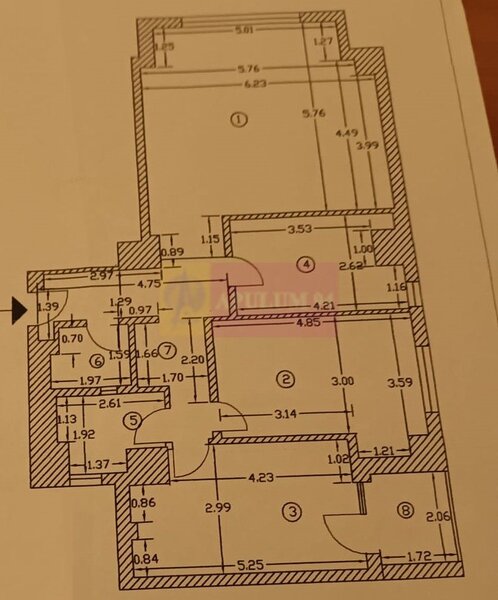 Apartament 3 camere LUX, 99mp, B-dul Unirii, loc parcare inclus